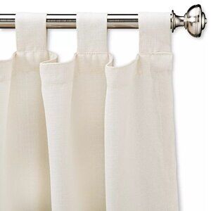 Threshold Brushed Nickel Knob End Expandable Curtain Rod 36" to 66" Lengths